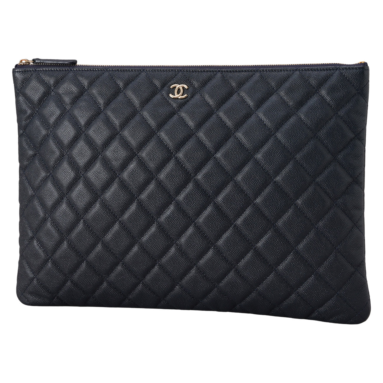 CHANEL(USED)샤넬 캐비어 클래식 클러치 라지