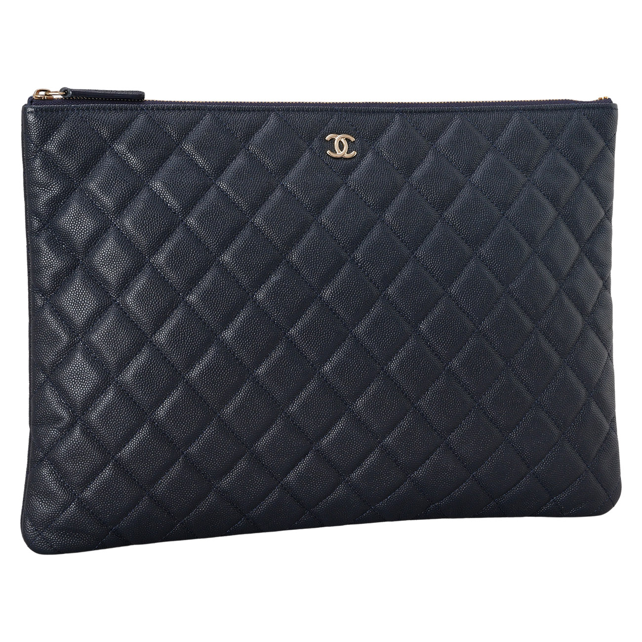CHANEL(USED)샤넬 캐비어 클래식 클러치 라지