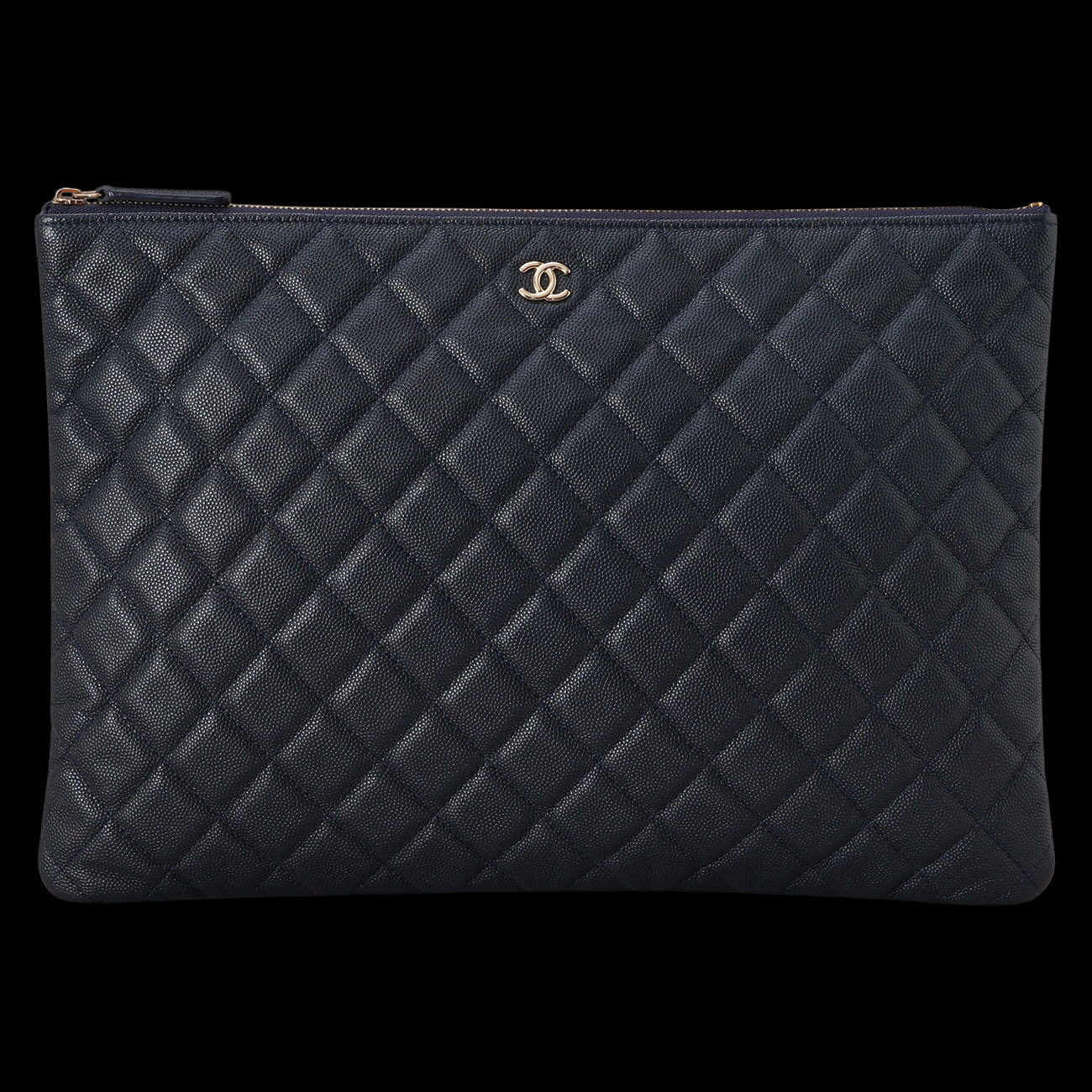 CHANEL(USED)샤넬 캐비어 클래식 클러치 라지