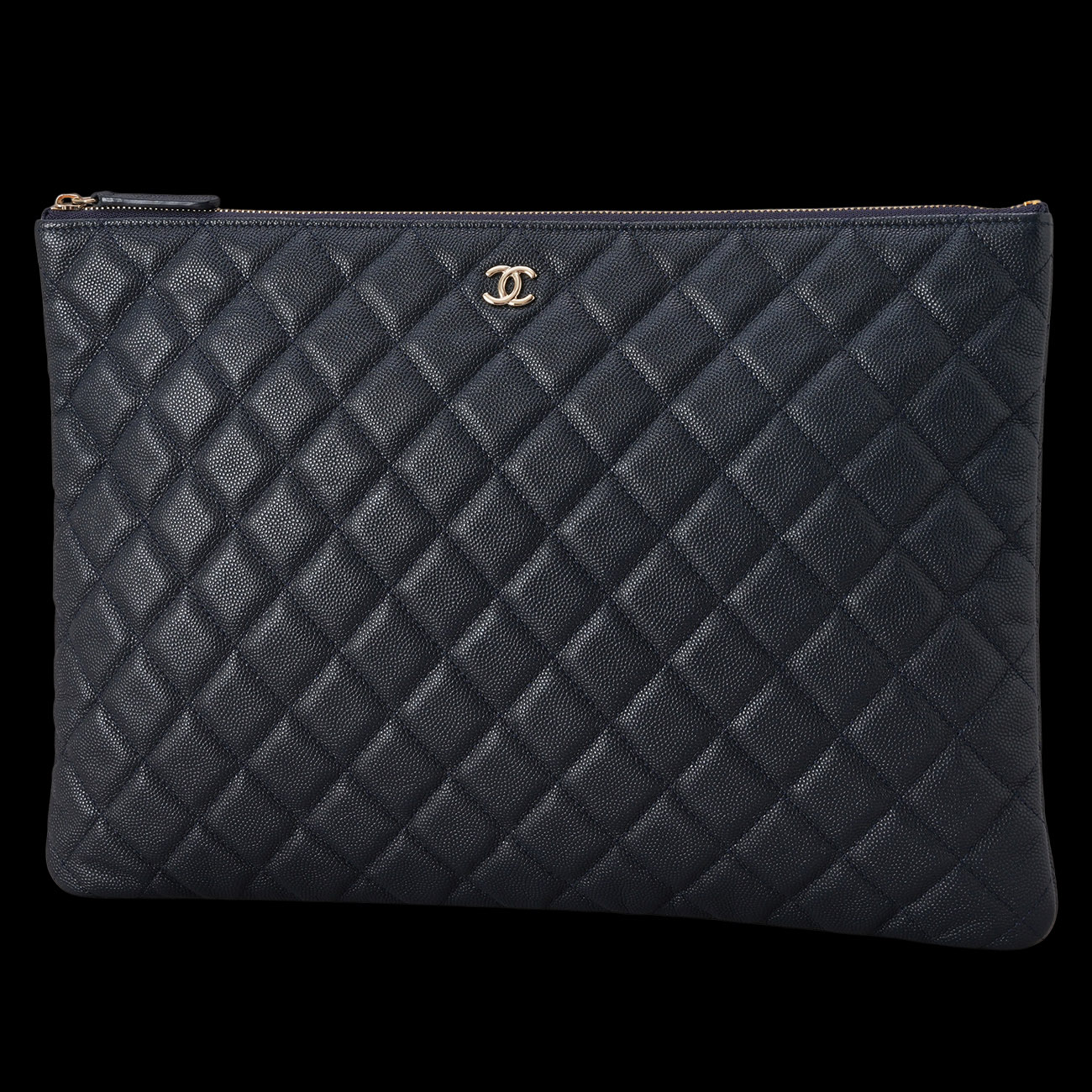 CHANEL(USED)샤넬 캐비어 클래식 클러치 라지