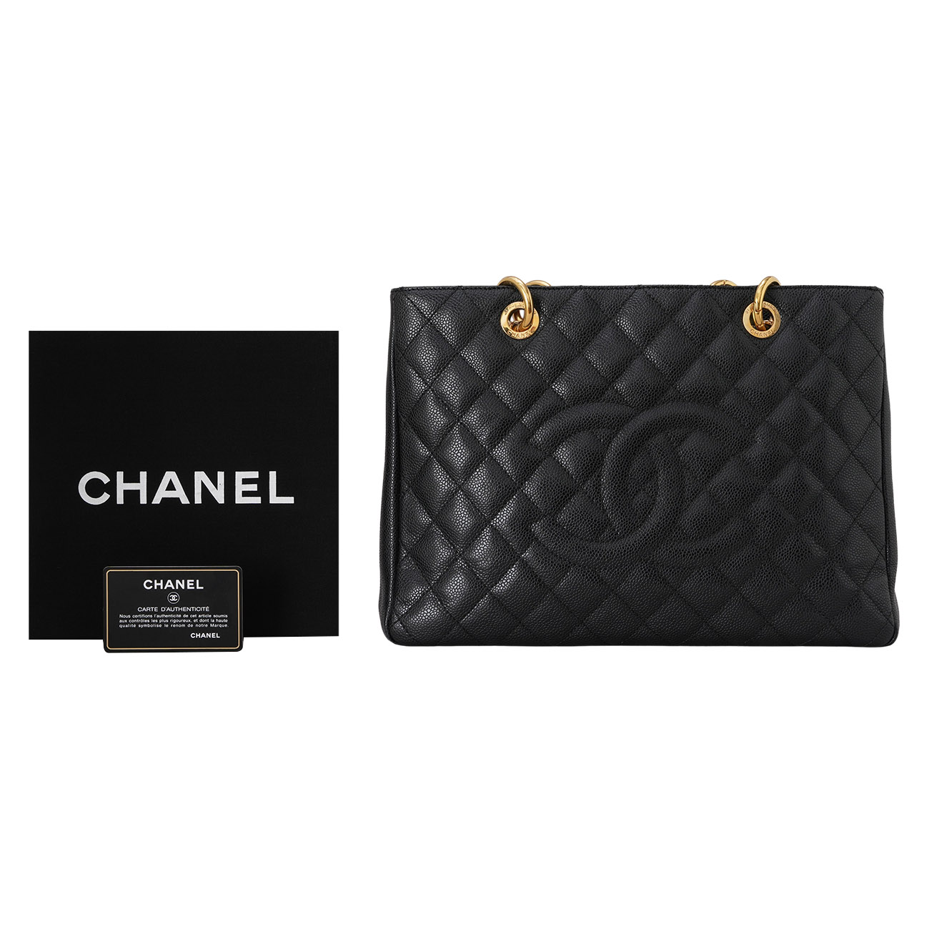 CHANEL(USED)샤넬 캐비어 그랜드 샤핑