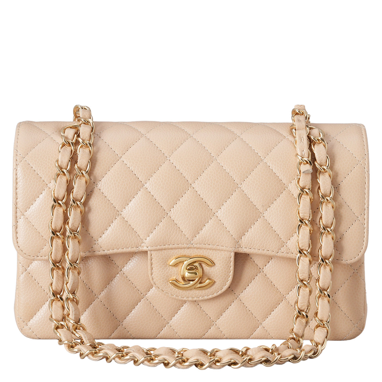 CHANEL(USED)샤넬 A01113 캐비어 클래식 스몰 플랩백