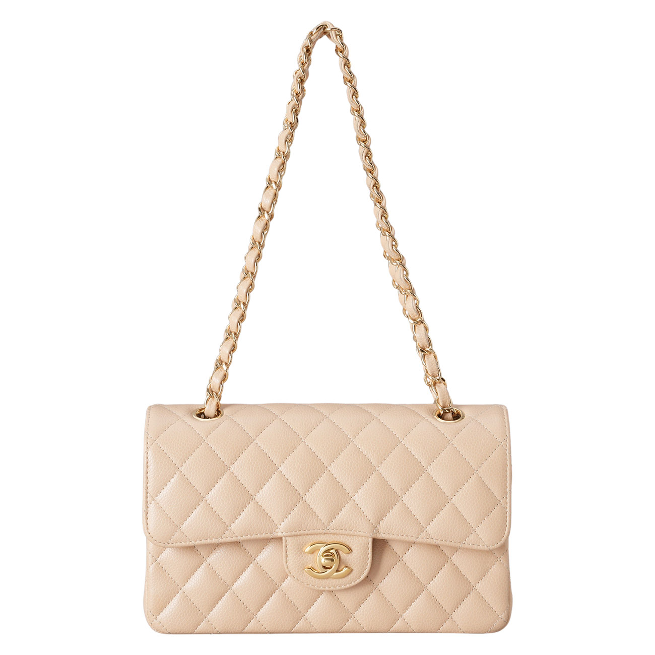 CHANEL(USED)샤넬 A01113 캐비어 클래식 스몰 플랩백