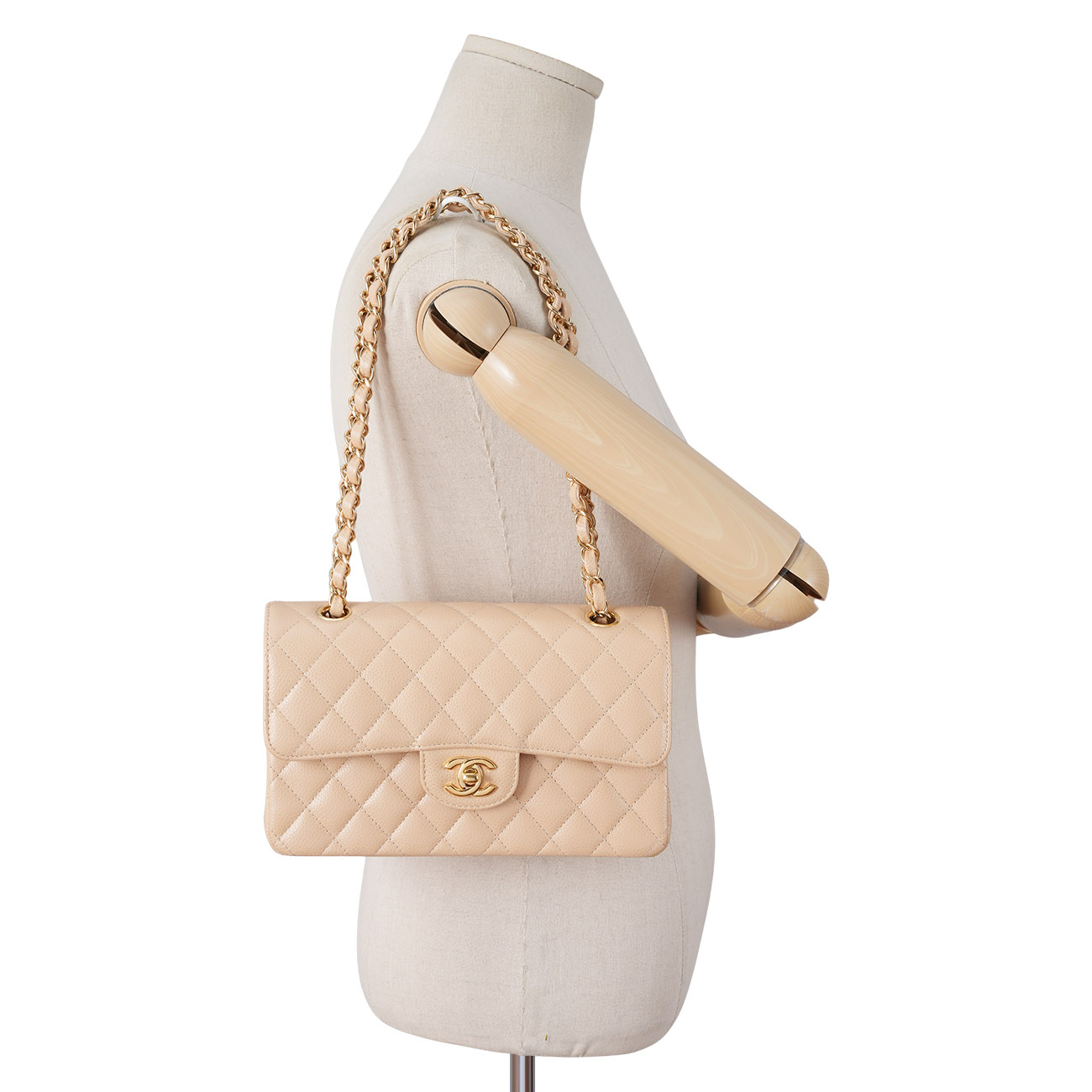 CHANEL(USED)샤넬 A01113 캐비어 클래식 스몰 플랩백