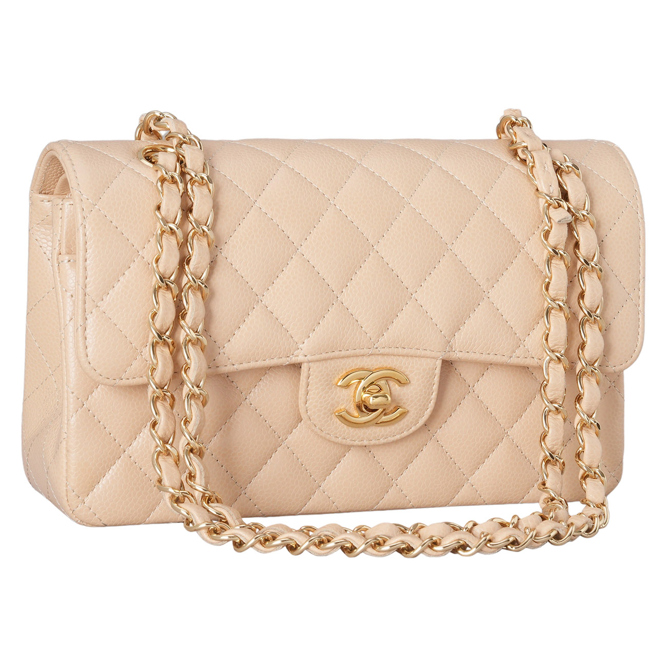 CHANEL(USED)샤넬 A01113 캐비어 클래식 스몰 플랩백