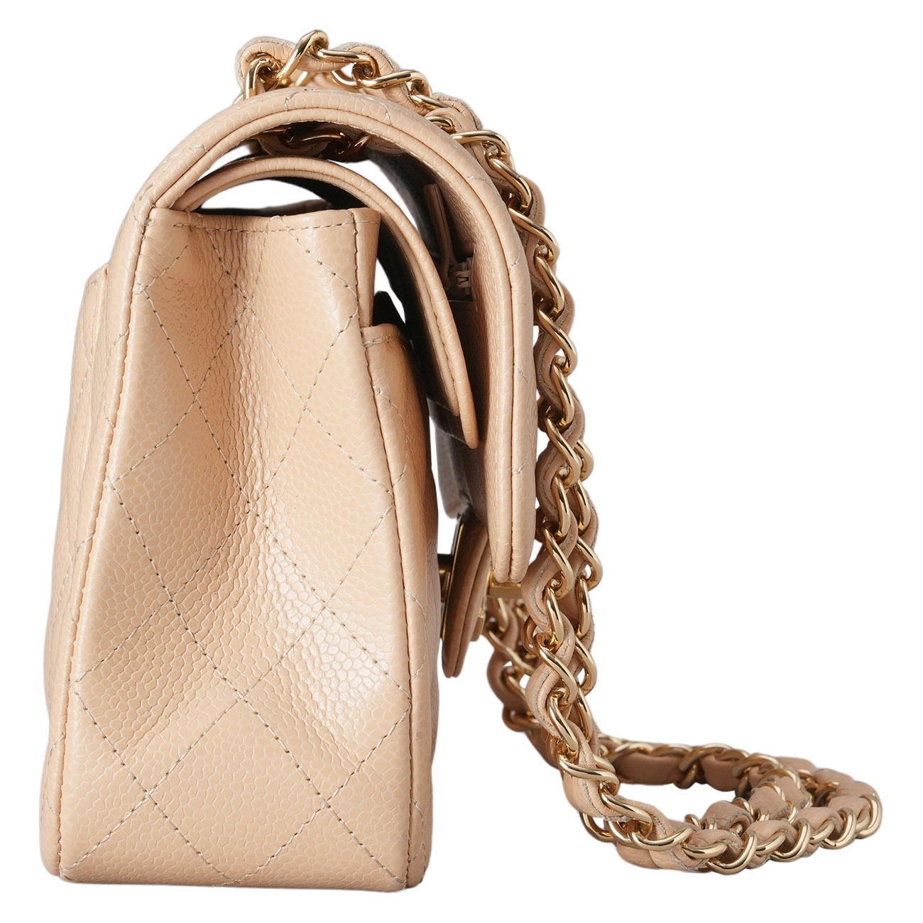CHANEL(USED)샤넬 A01113 캐비어 클래식 스몰 플랩백