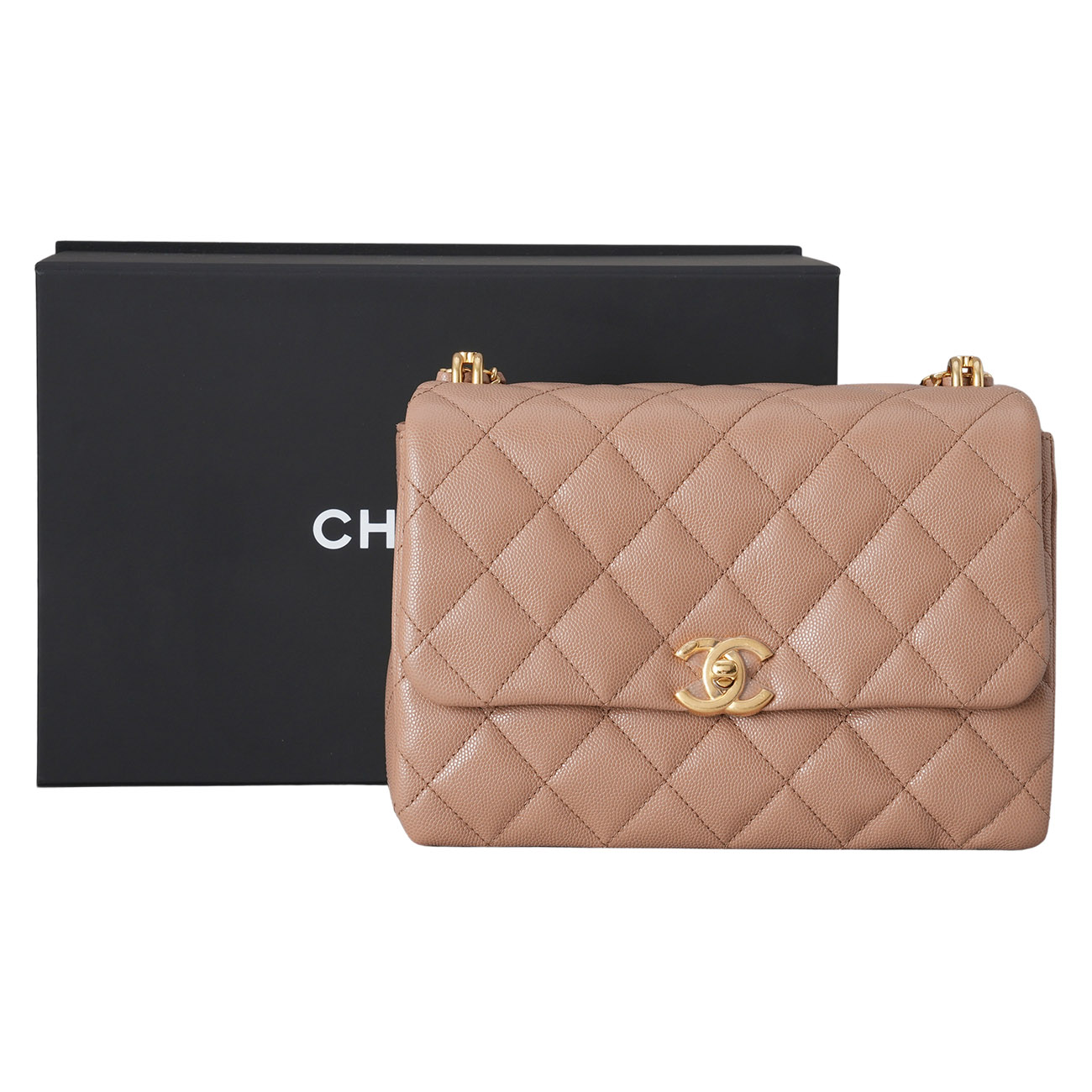 CHANEL(USED)샤넬 AS3633 시즌 캐비어 코코퍼스트 체인 숄더백