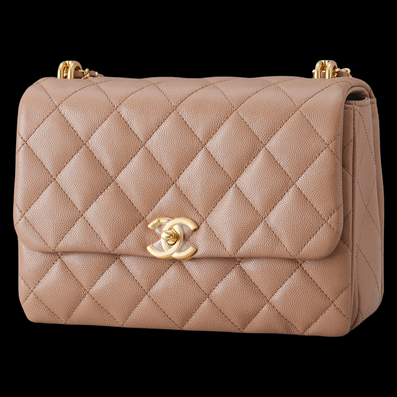 CHANEL(USED)샤넬 AS3633 시즌 캐비어 코코퍼스트 체인 숄더백
