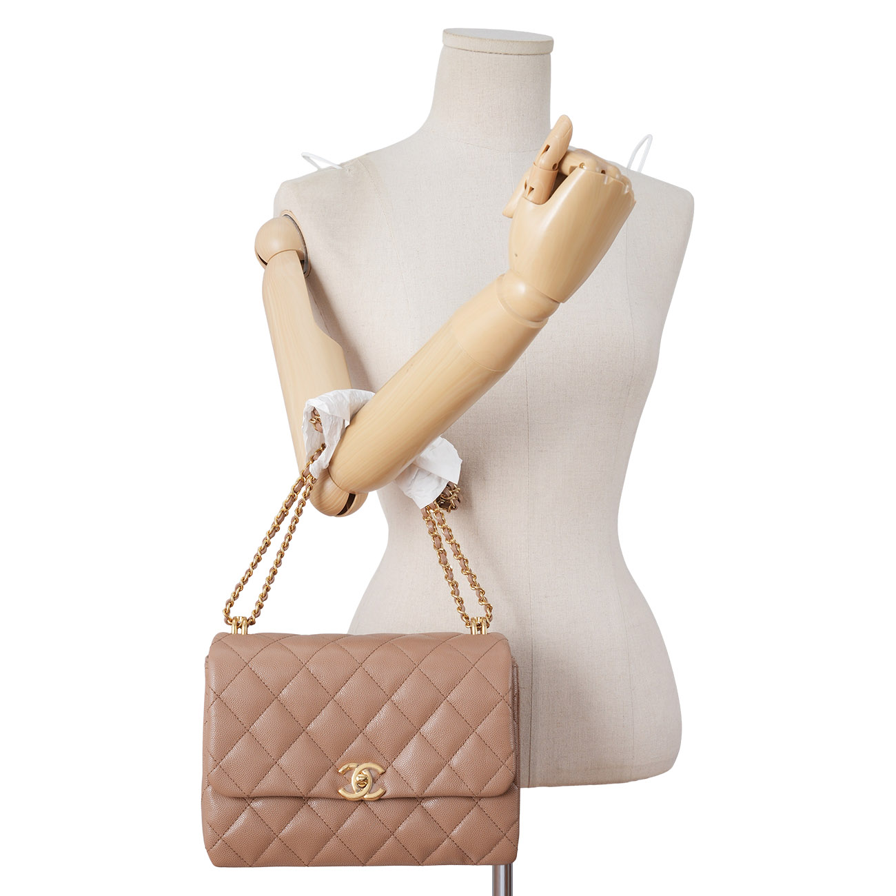 CHANEL(USED)샤넬 AS3633 시즌 캐비어 코코퍼스트 체인 숄더백