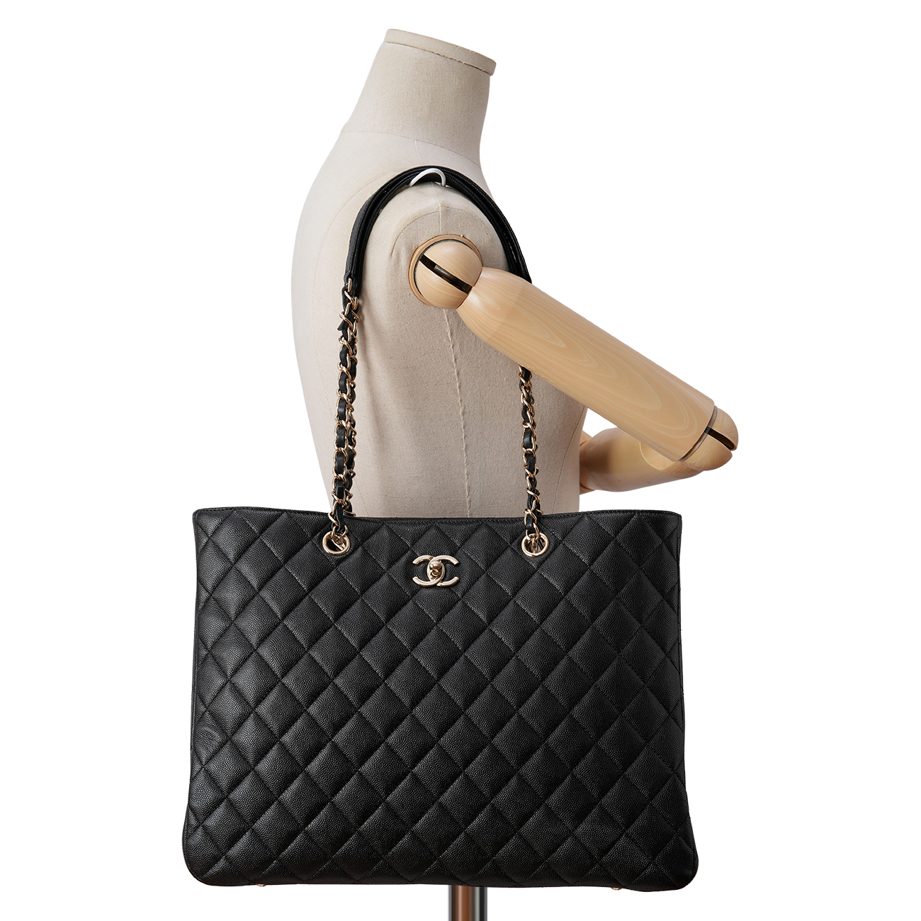 CHANEL(USED)샤넬 캐비어 타임리스 쇼퍼 숄더백