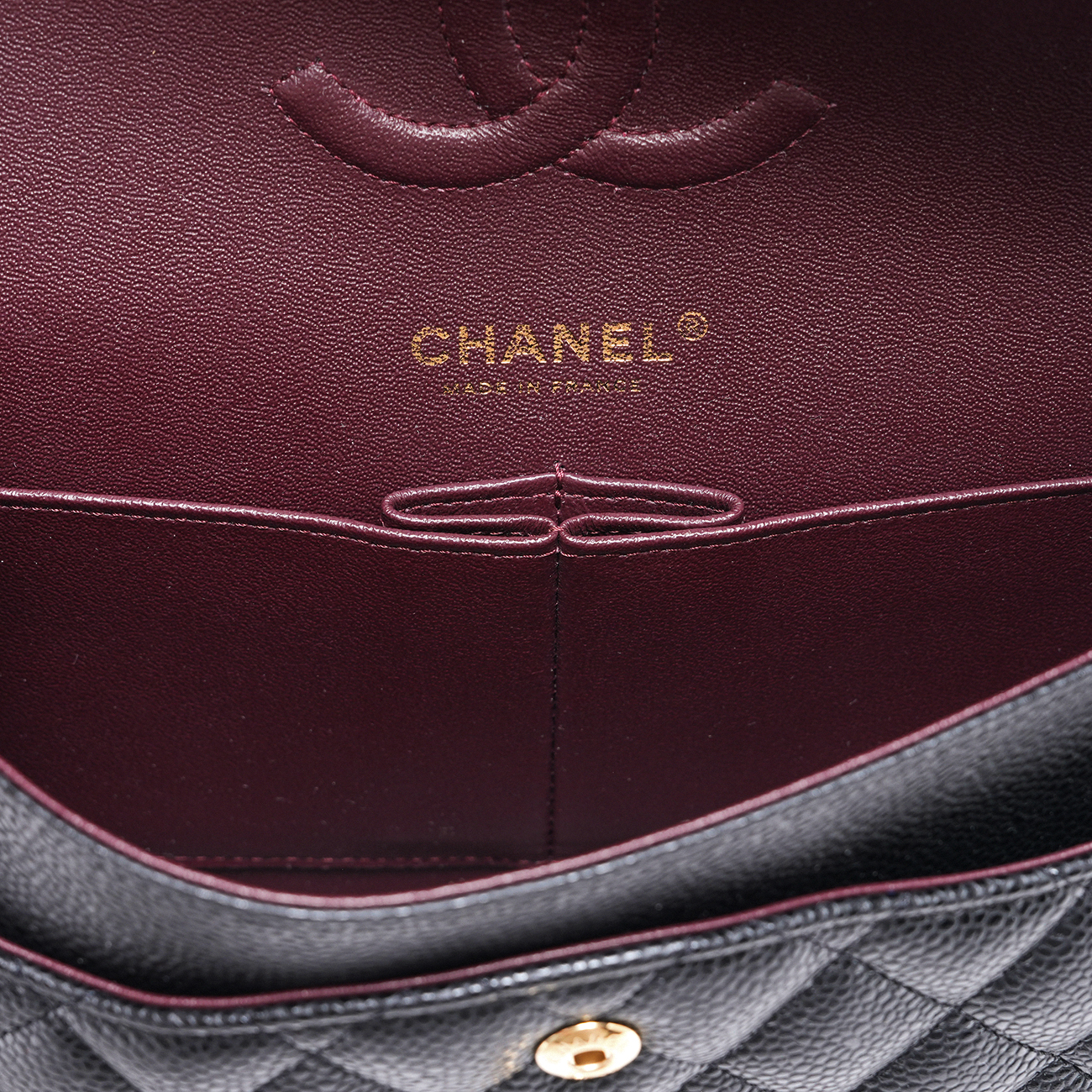 CHANEL(USED)샤넬 캐비어 클래식 미듐 플랩백