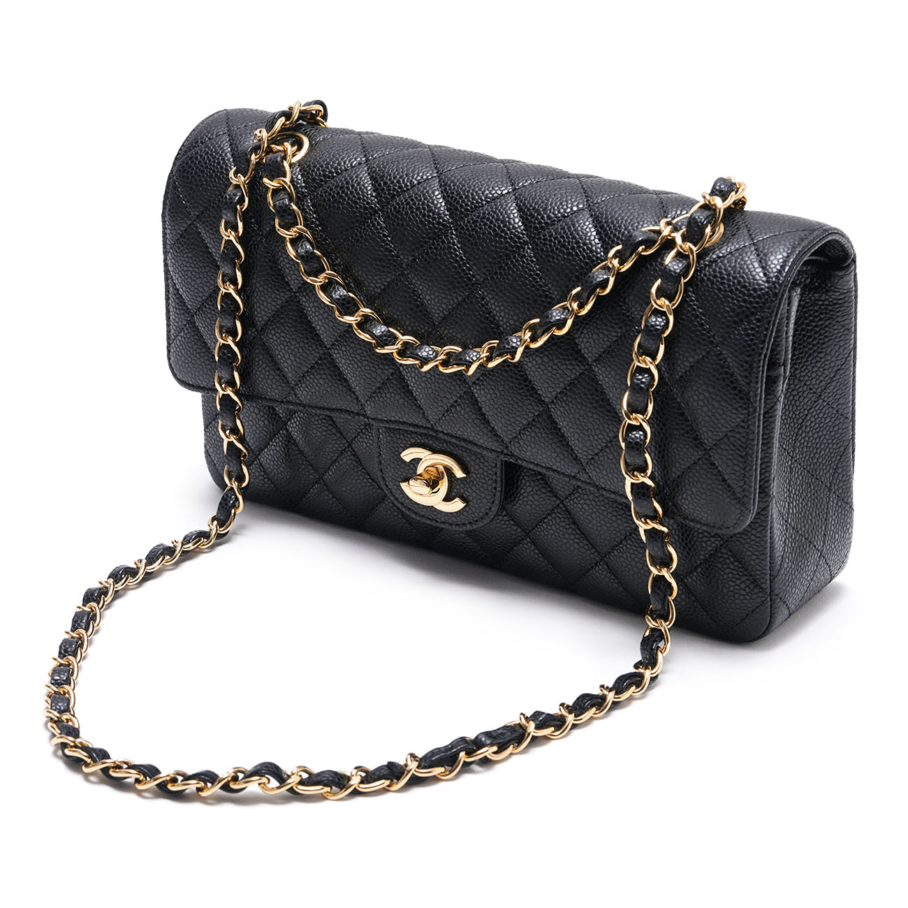 CHANEL(USED)샤넬 캐비어 클래식 미듐 플랩백