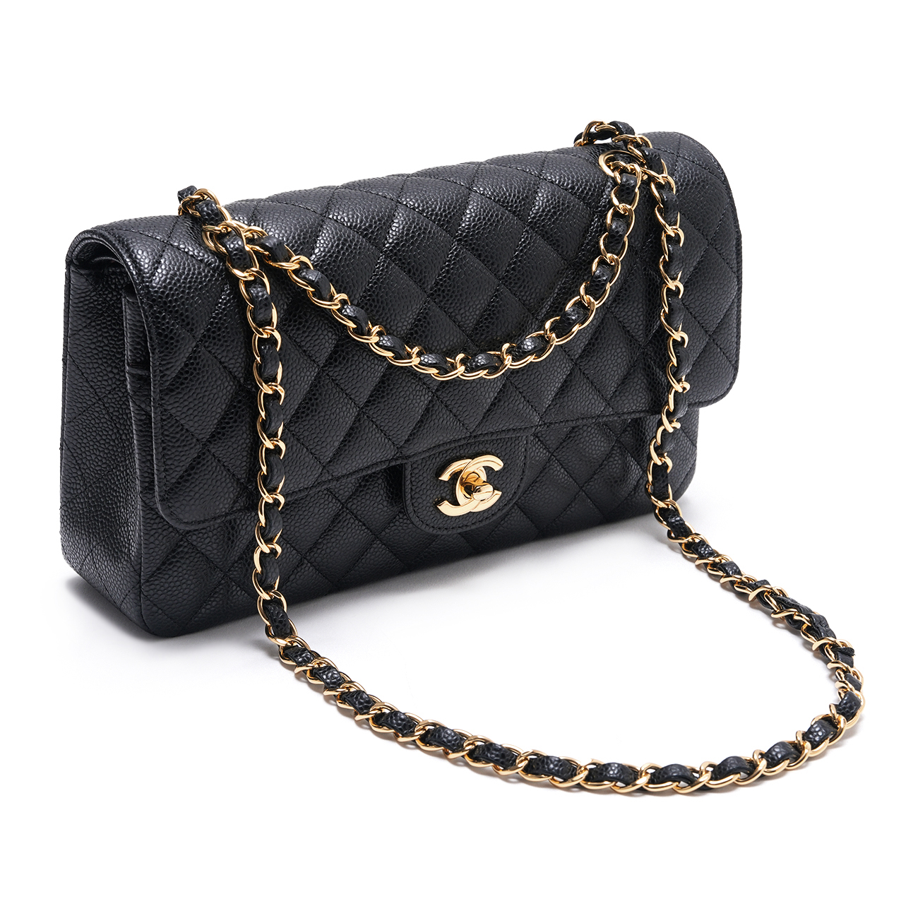 CHANEL(USED)샤넬 캐비어 클래식 미듐 플랩백