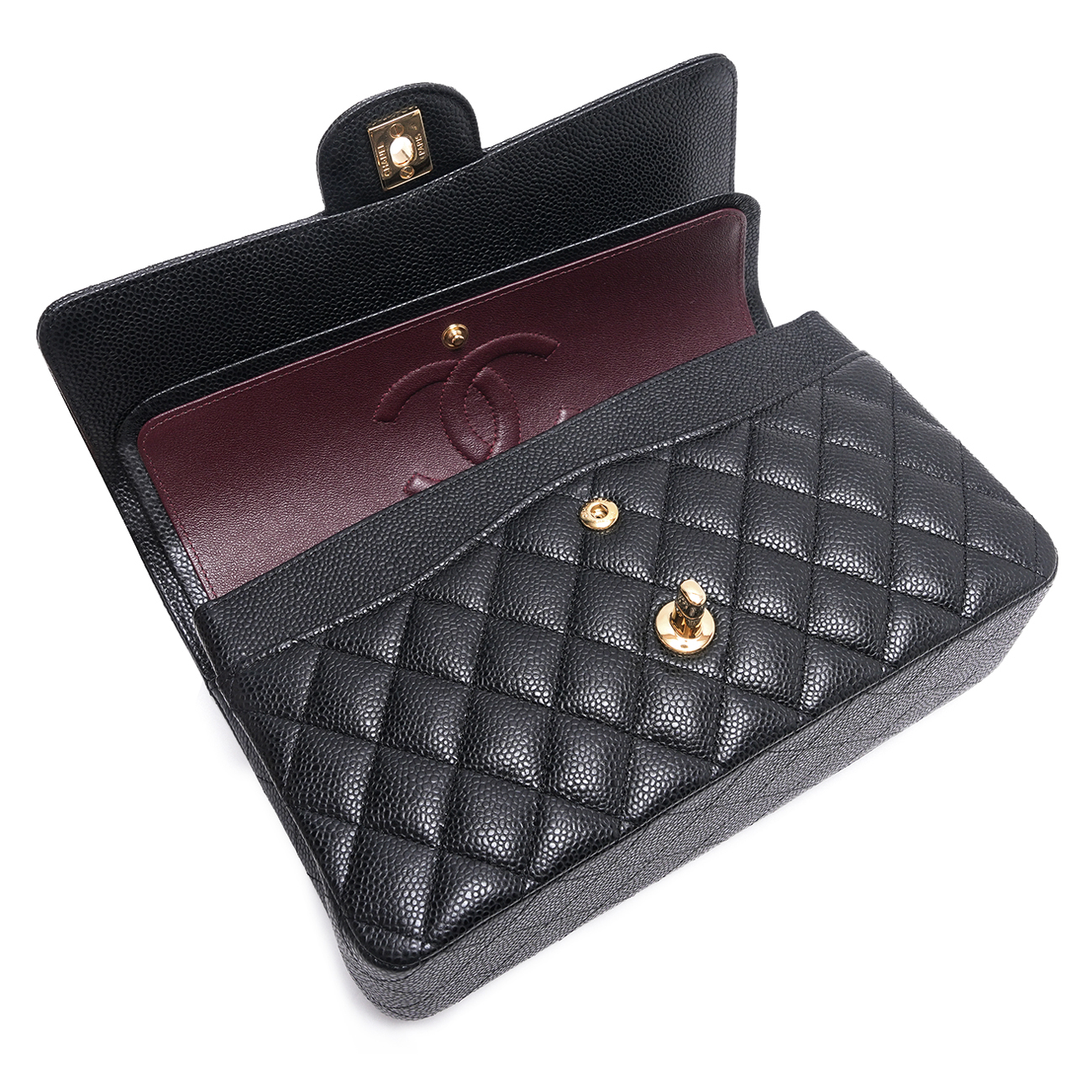 CHANEL(USED)샤넬 캐비어 클래식 미듐 플랩백