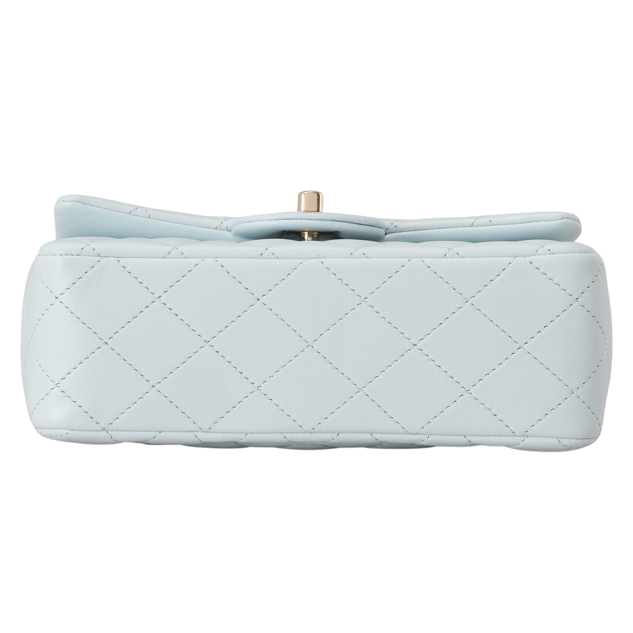 CHANEL(USED)샤넬 램스킨 클래식 뉴미니 탑 핸들백