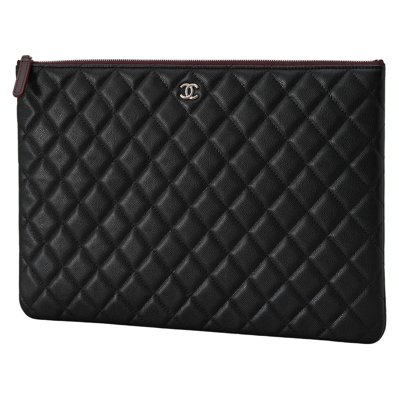 CHANEL(USED)샤넬 캐비어 클래식 라지 클러치