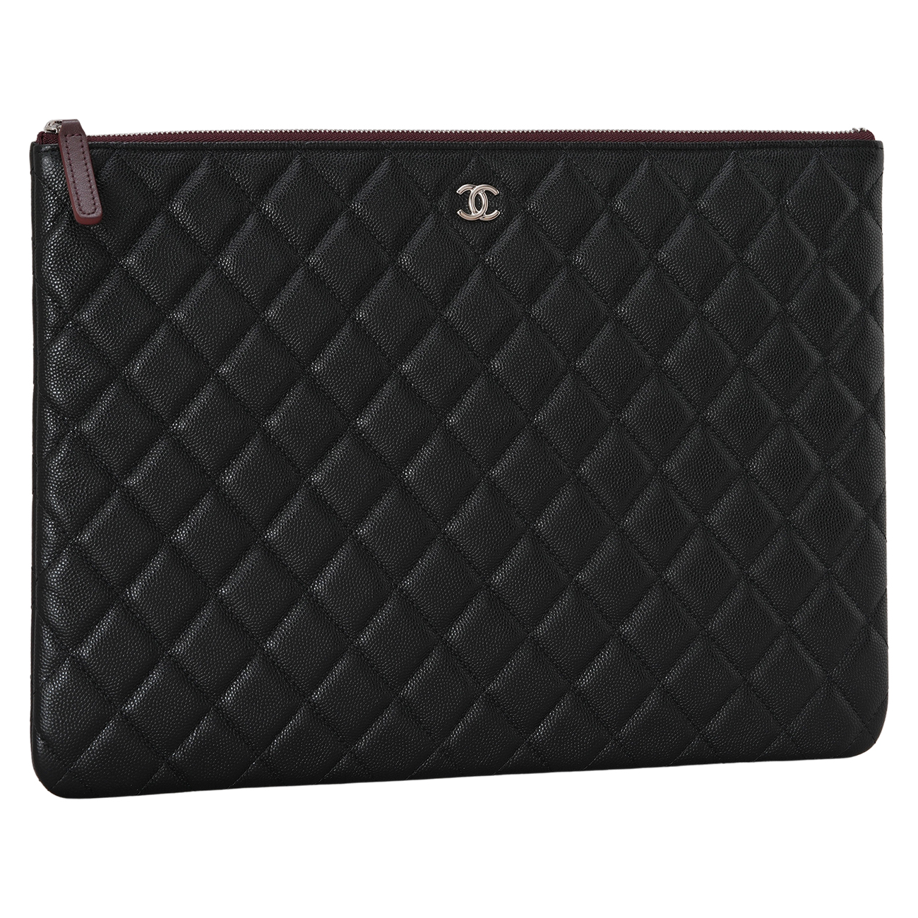 CHANEL(USED)샤넬 캐비어 클래식 라지 클러치