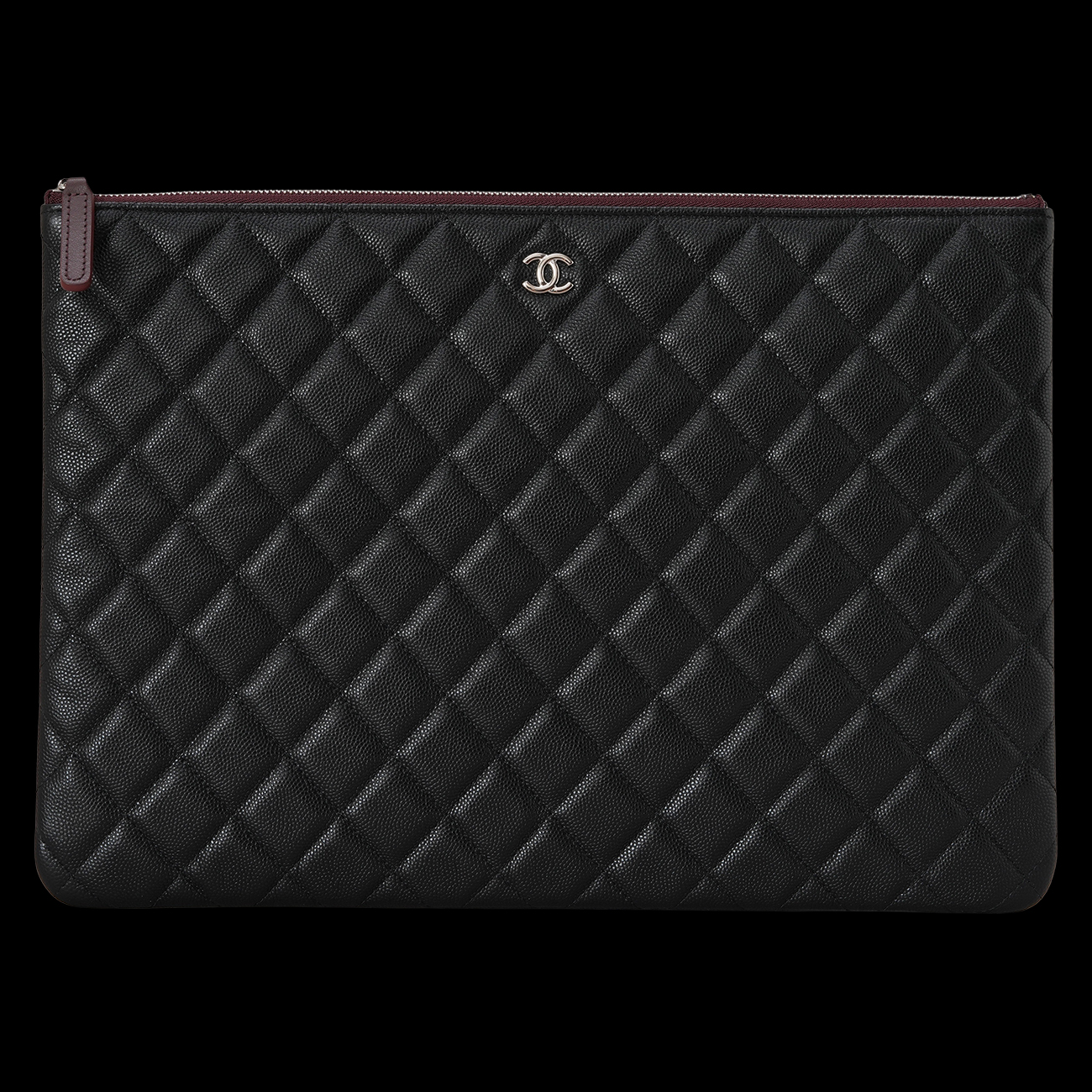 CHANEL(USED)샤넬 캐비어 클래식 라지 클러치