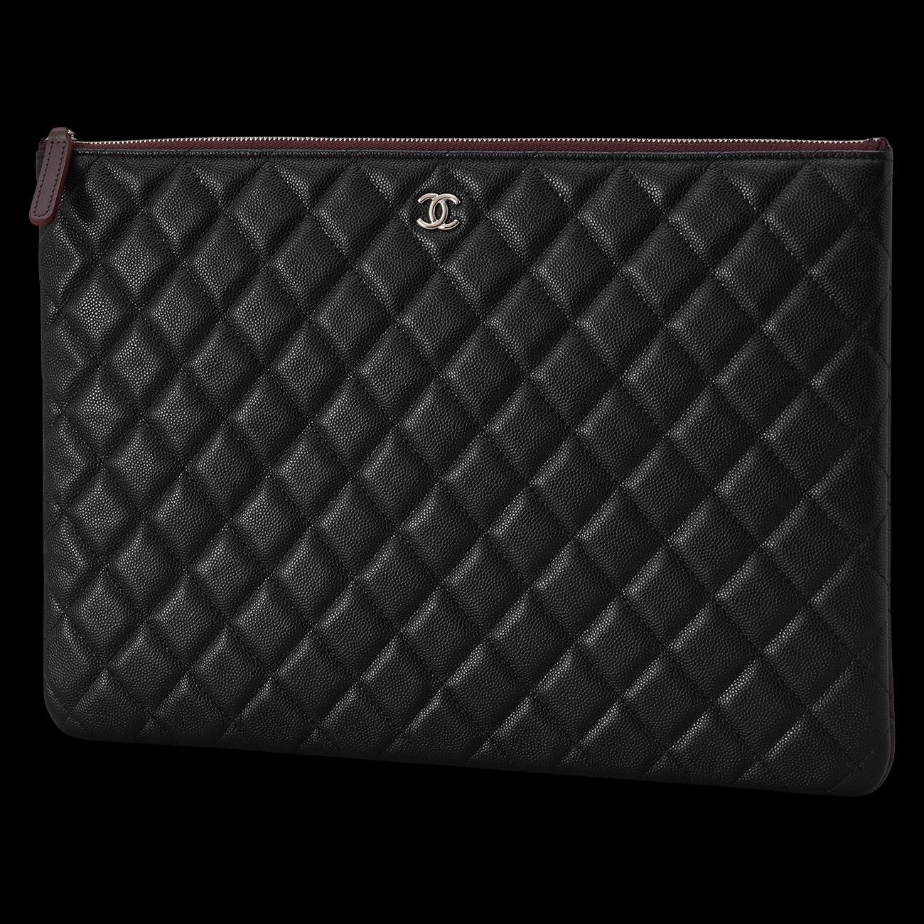 CHANEL(USED)샤넬 캐비어 클래식 라지 클러치