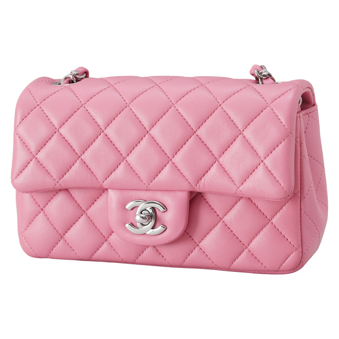 CHANEL(USED)샤넬 A69900 램스킨 뉴미니 크로스백
