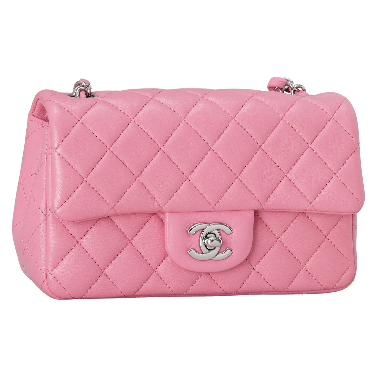 CHANEL(USED)샤넬 A69900 램스킨 뉴미니 크로스백