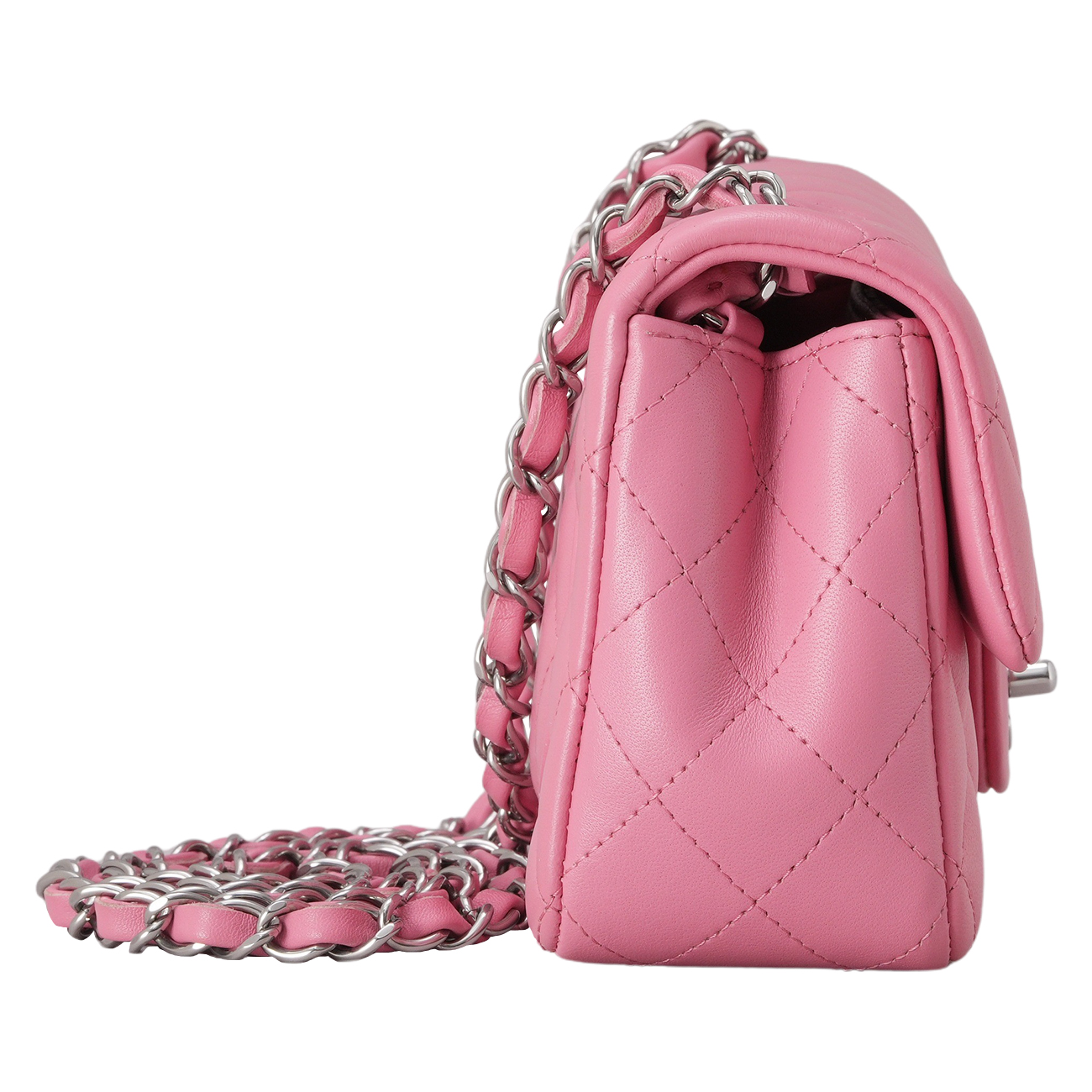 CHANEL(USED)샤넬 A69900 램스킨 뉴미니 크로스백