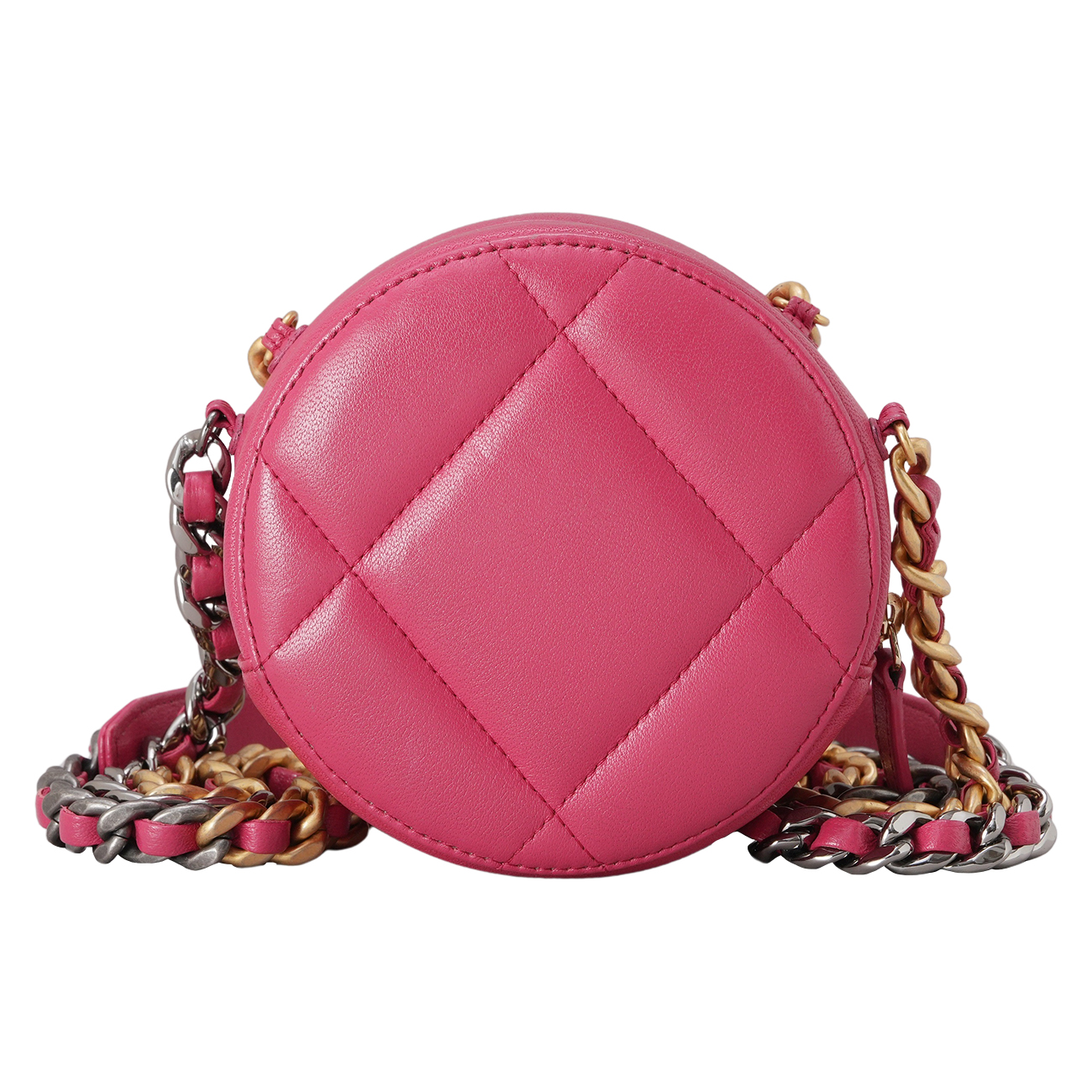 CHANEL(USED)샤넬 AP0945 19 라운드 램스킨 체인 크로스백