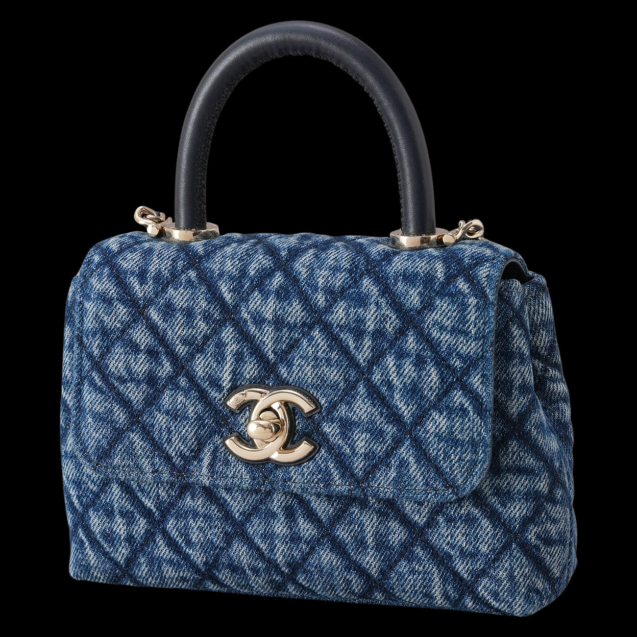 CHANEL(USED)샤넬 AP4244 시즌 데님 코코핸들 16