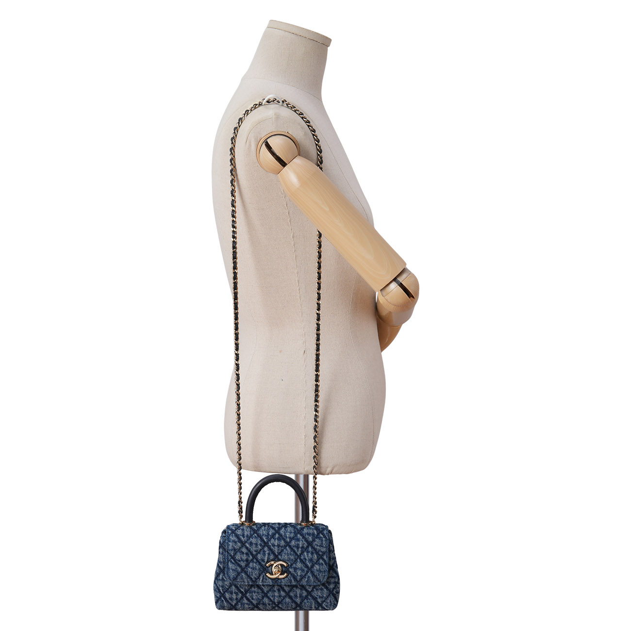 CHANEL(USED)샤넬 AP4244 시즌 데님 코코핸들 16