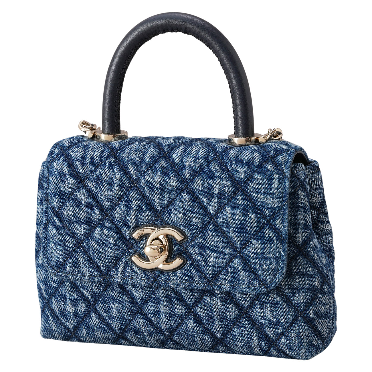 CHANEL(USED)샤넬 AP4244 시즌 데님 코코핸들 16