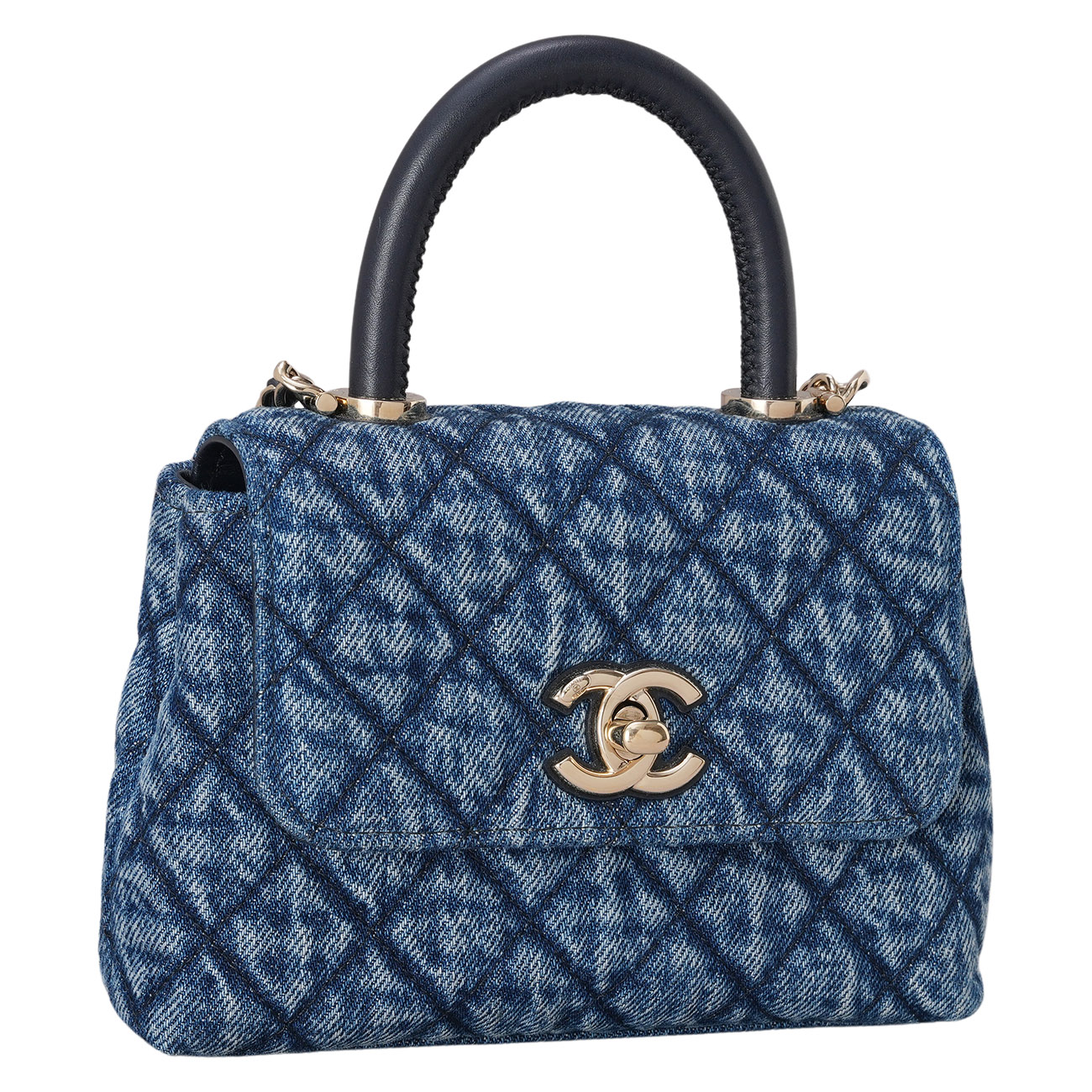 CHANEL(USED)샤넬 AP4244 시즌 데님 코코핸들 16