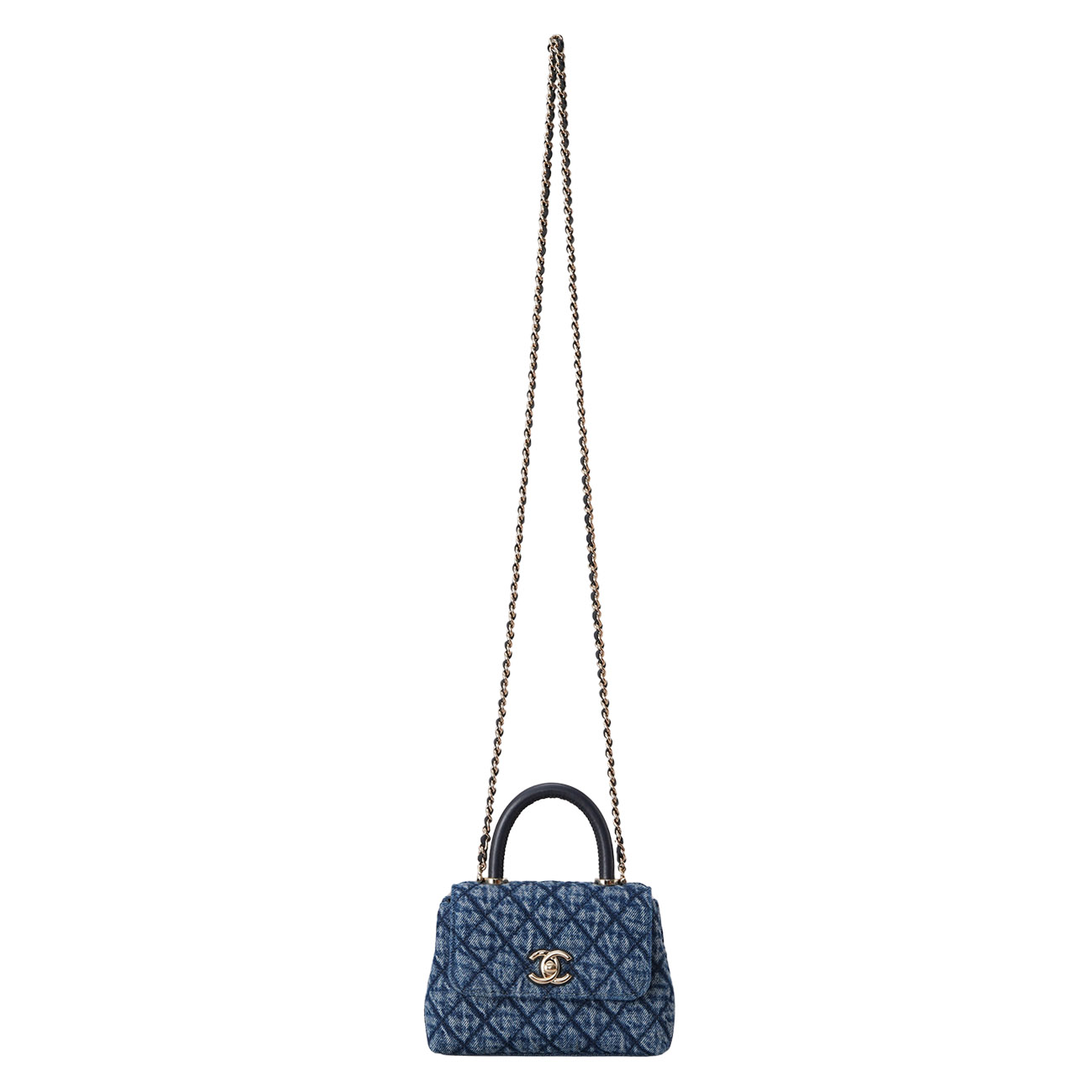 CHANEL(USED)샤넬 AP4244 시즌 데님 코코핸들 16