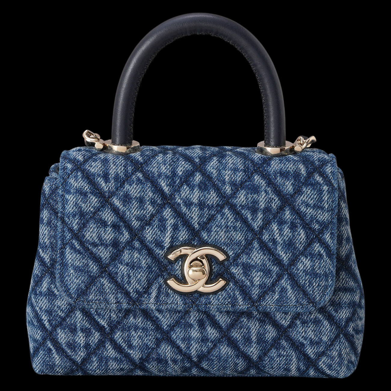 CHANEL(USED)샤넬 AP4244 시즌 데님 코코핸들 16