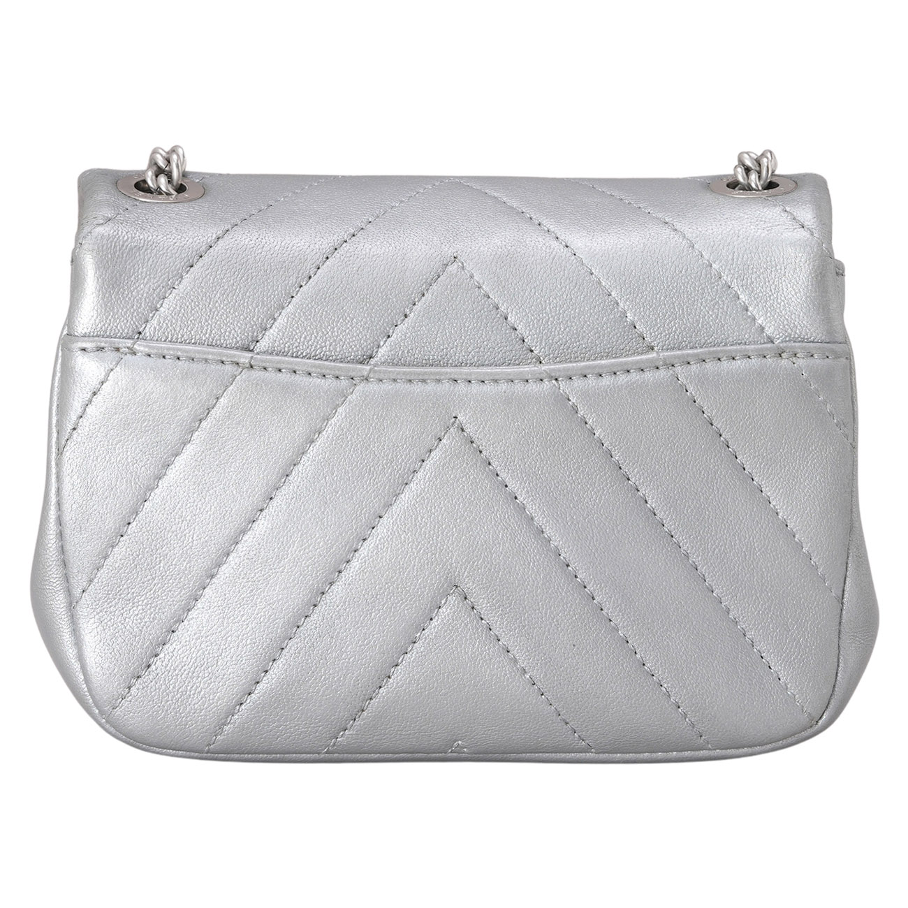 CHANEL(USED)샤넬 시즌 체인 쉐브론 미니 플랩백