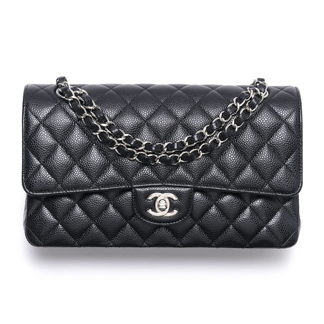 CHANEL(USED)샤넬 캐비어 클래식 미듐 플랩백