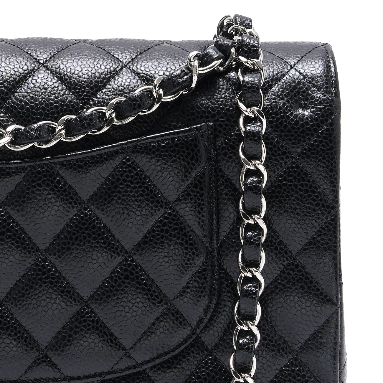 CHANEL(USED)샤넬 캐비어 클래식 미듐 플랩백
