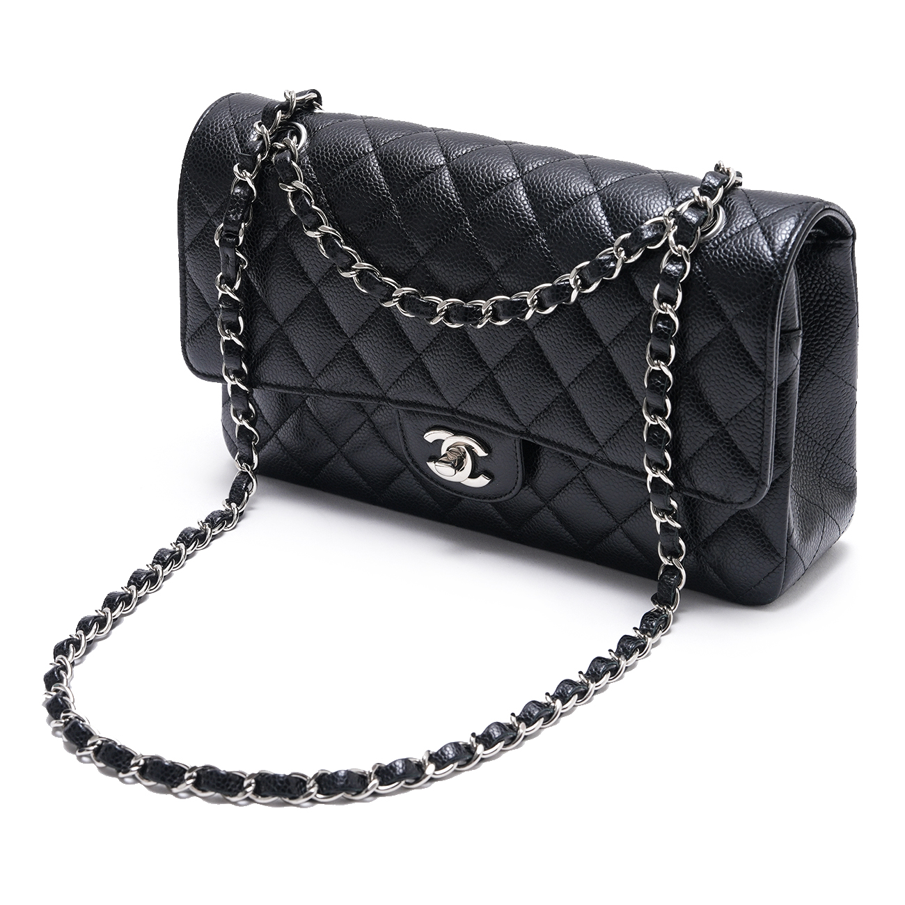 CHANEL(USED)샤넬 캐비어 클래식 미듐 플랩백