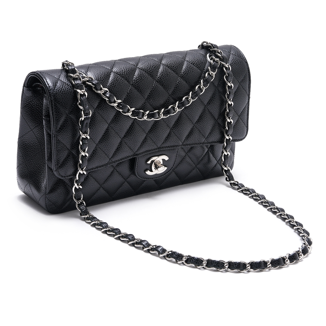 CHANEL(USED)샤넬 캐비어 클래식 미듐 플랩백