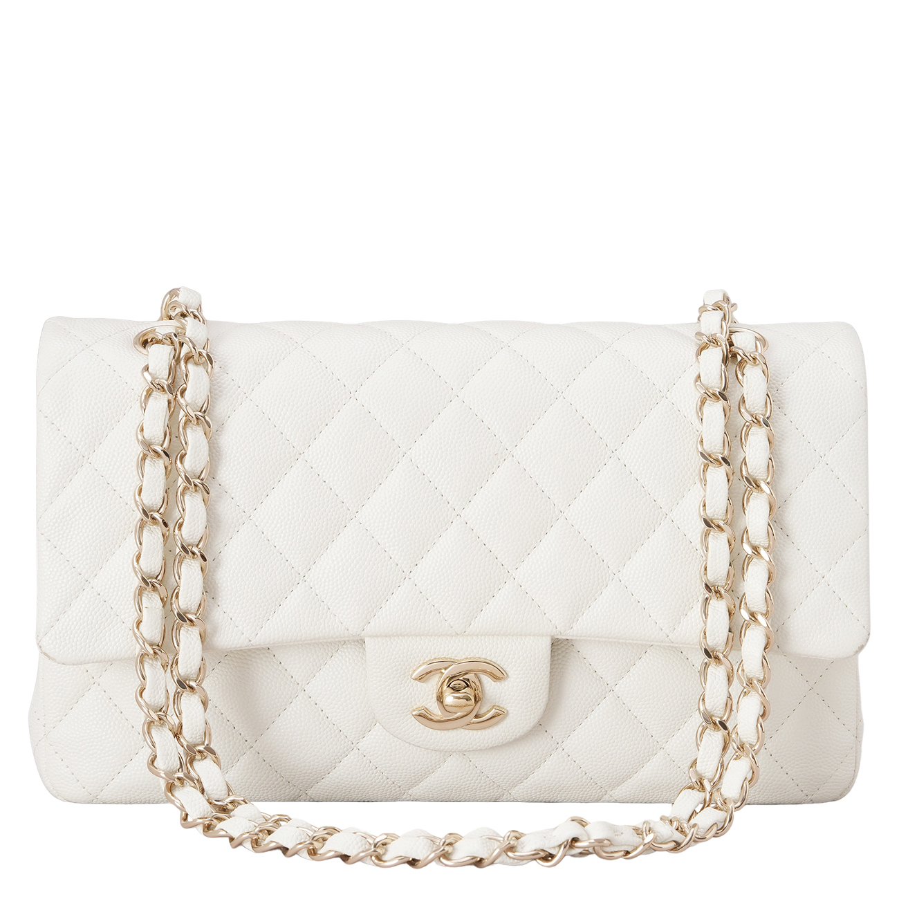 CHANEL(USED)샤넬 캐비어 클래식 미듐 플랩백