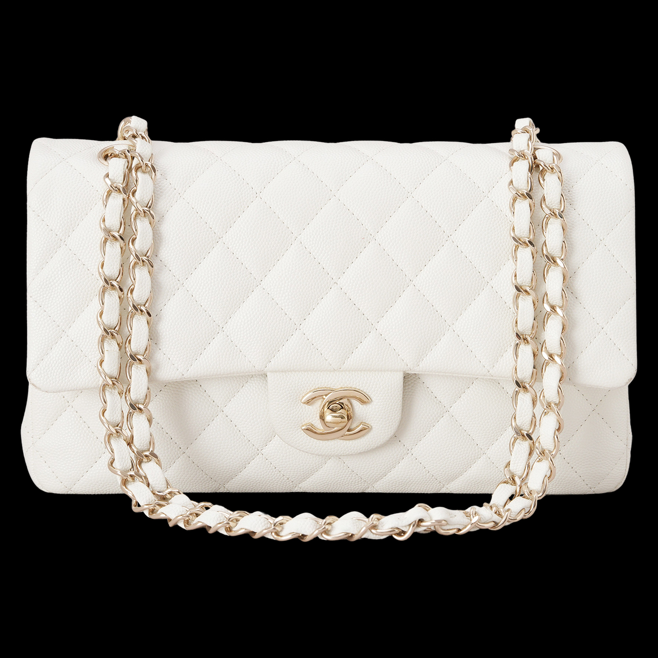 CHANEL(USED)샤넬 캐비어 클래식 미듐 플랩백