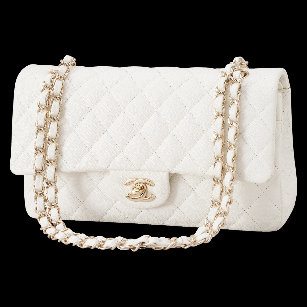CHANEL(USED)샤넬 캐비어 클래식 미듐 플랩백