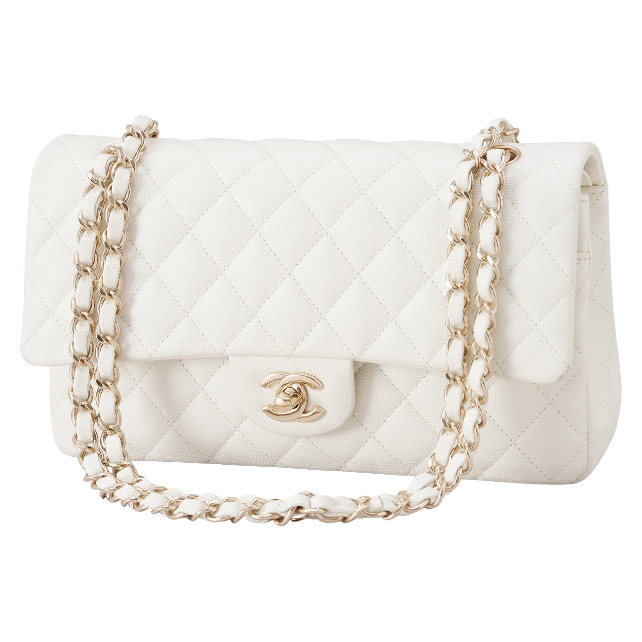 CHANEL(USED)샤넬 캐비어 클래식 미듐 플랩백