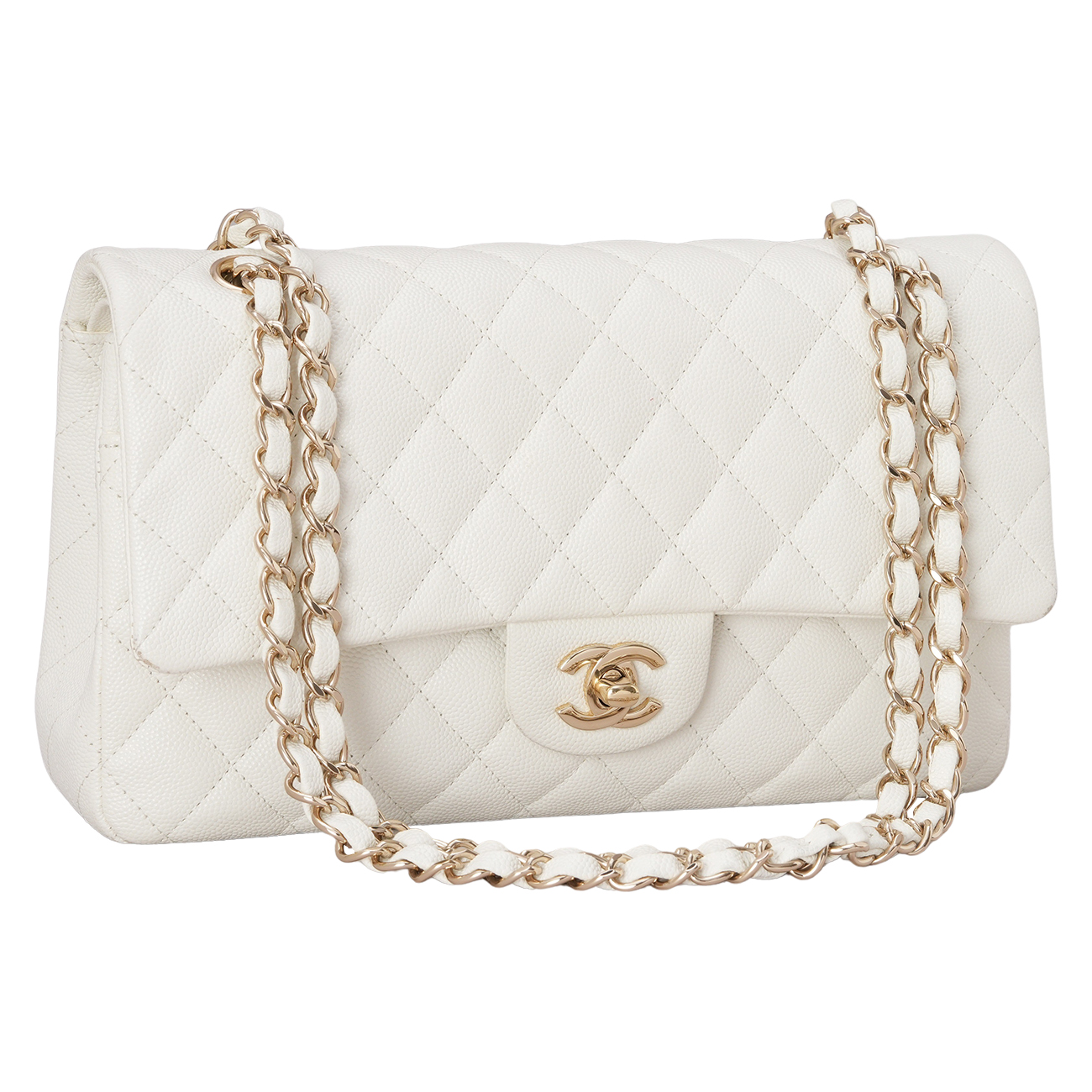 CHANEL(USED)샤넬 캐비어 클래식 미듐 플랩백