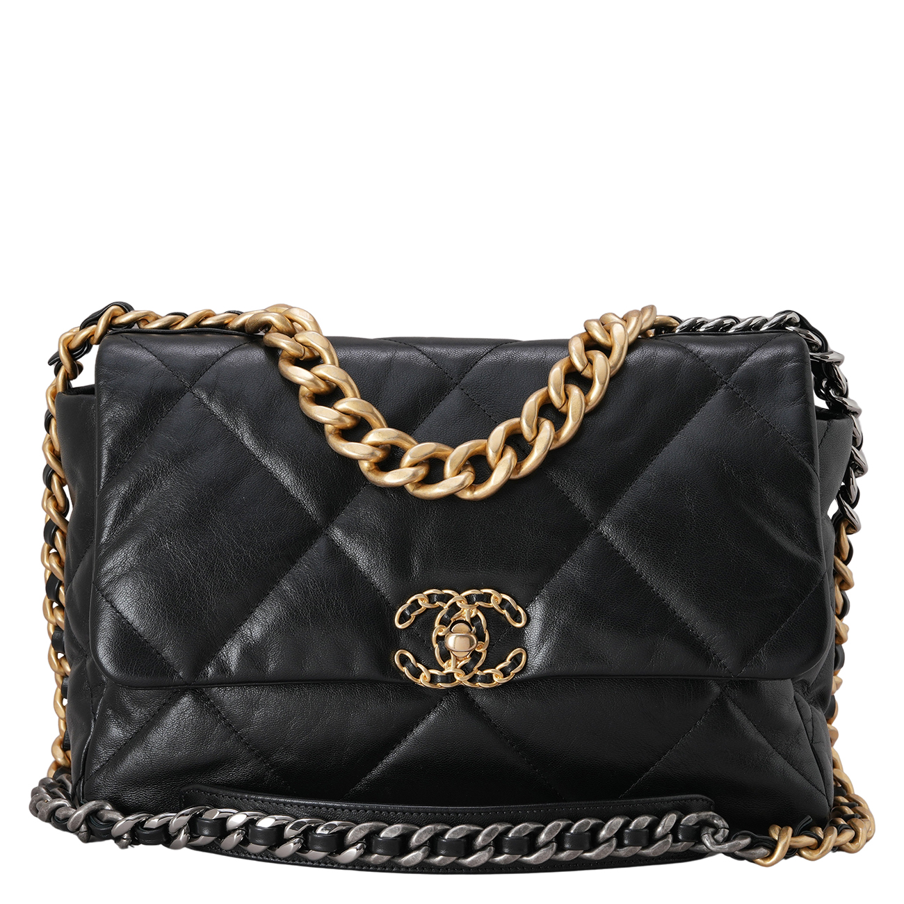 CHANEL(USED)샤넬 19백 라지 블랙