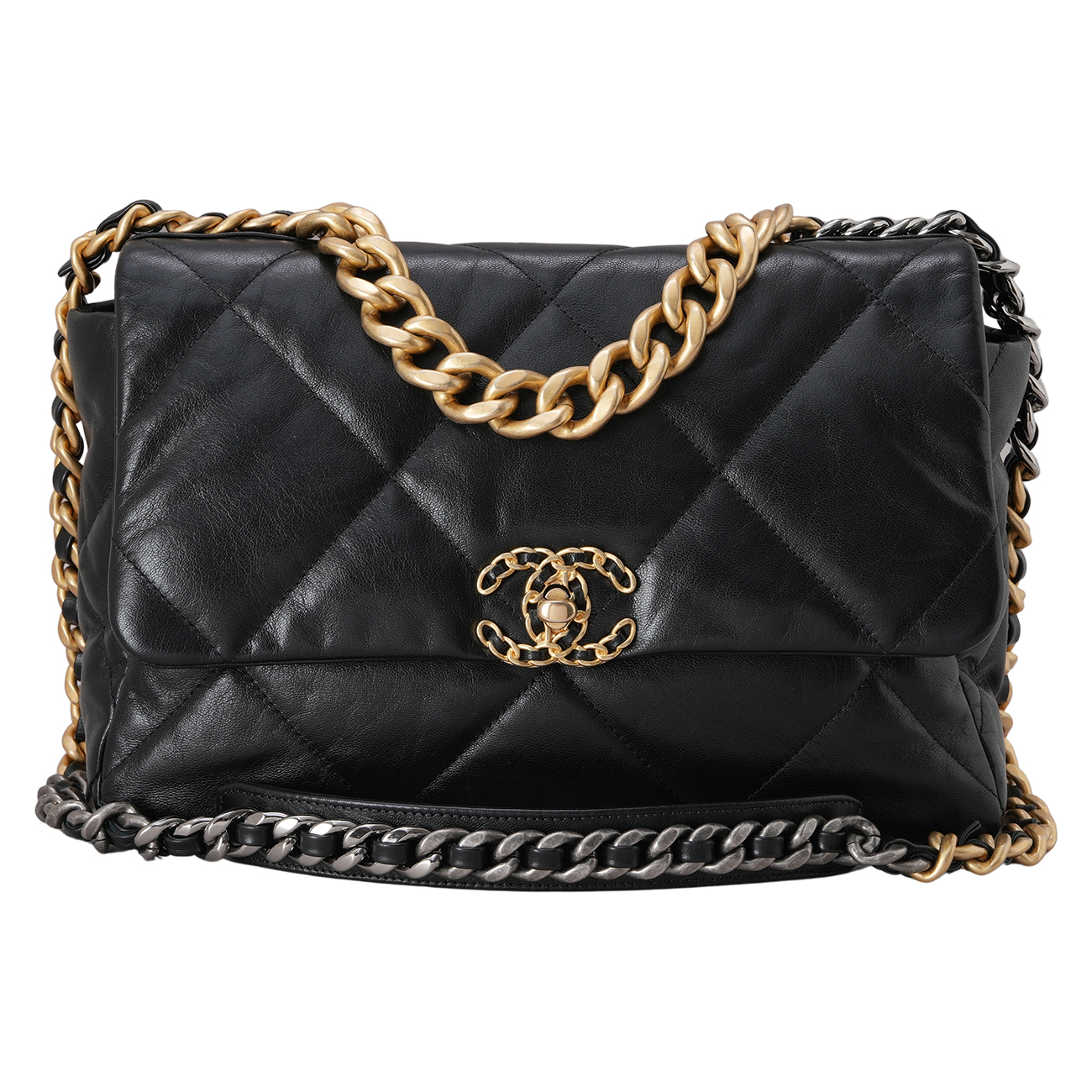 CHANEL(USED)샤넬 19백 라지 블랙