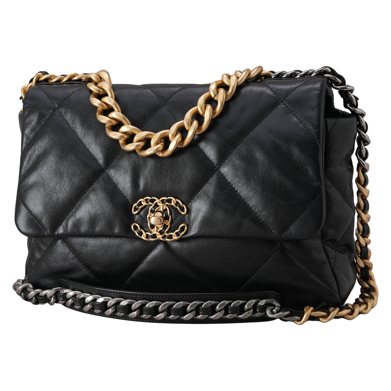 CHANEL(USED)샤넬 19백 라지 블랙