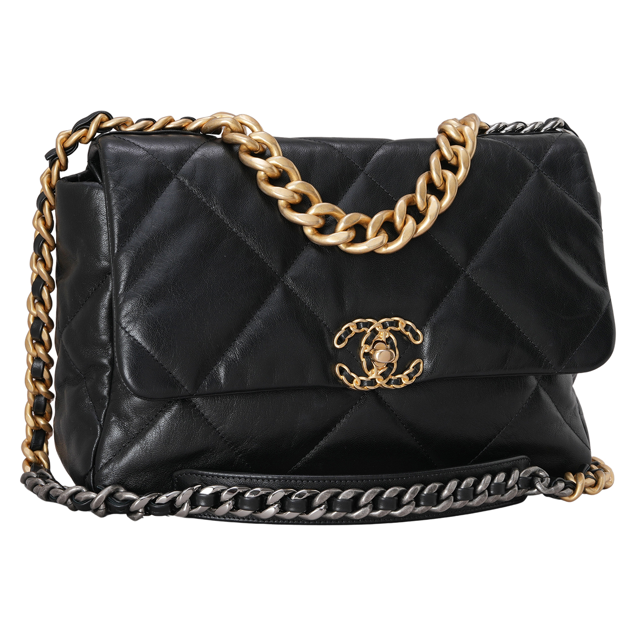 CHANEL(USED)샤넬 19백 라지 블랙