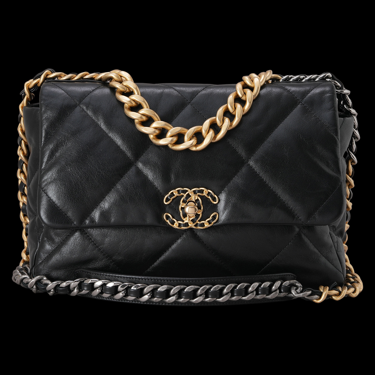 CHANEL(USED)샤넬 19백 라지 블랙
