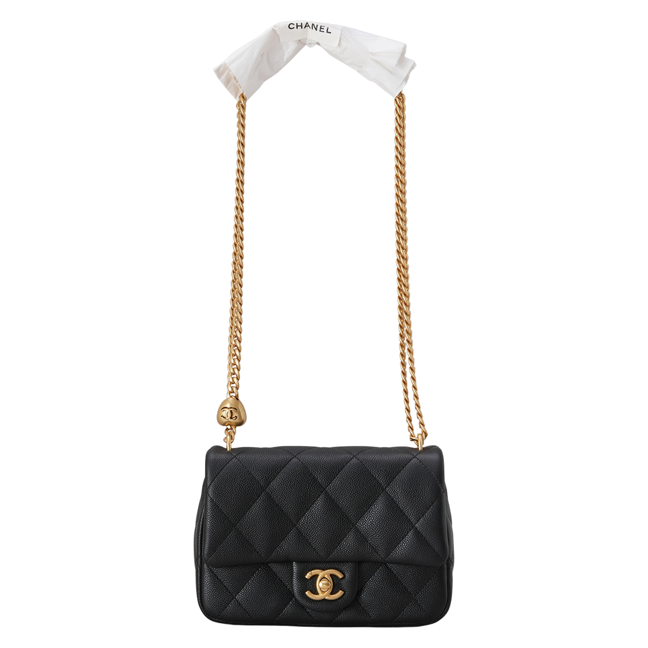 CHANEL(USED)샤넬 AS3829 하트볼 뉴미니 플랩백