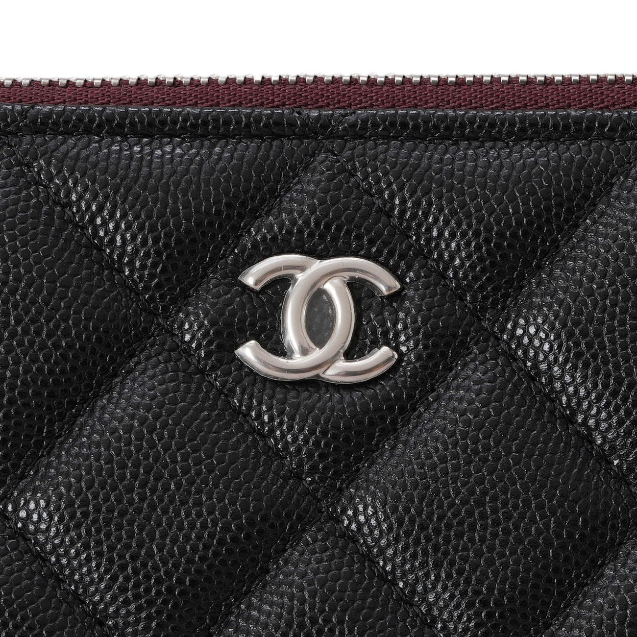 CHANEL(USED)샤넬 A8254 캐비어 클래식 뉴미듐 클러치